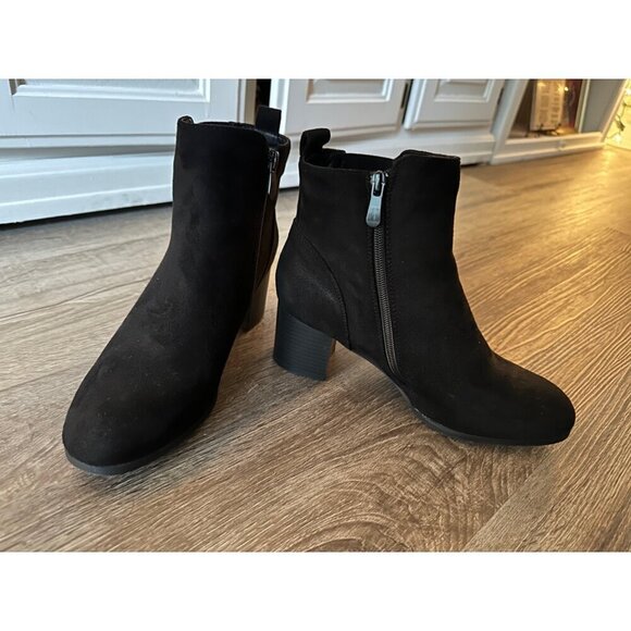 Dream Pairs Black Booties Size 8 - Picture 10 of 10